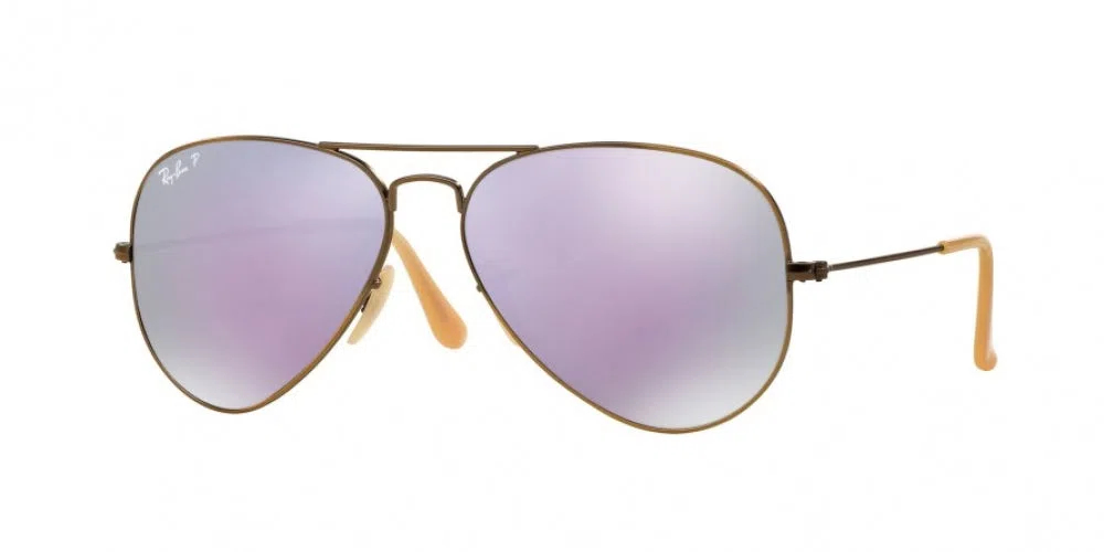 Ray Ban RB 3025 Aviator Large Metal Sunglasses - Medium - 58mm - Silver - view 103